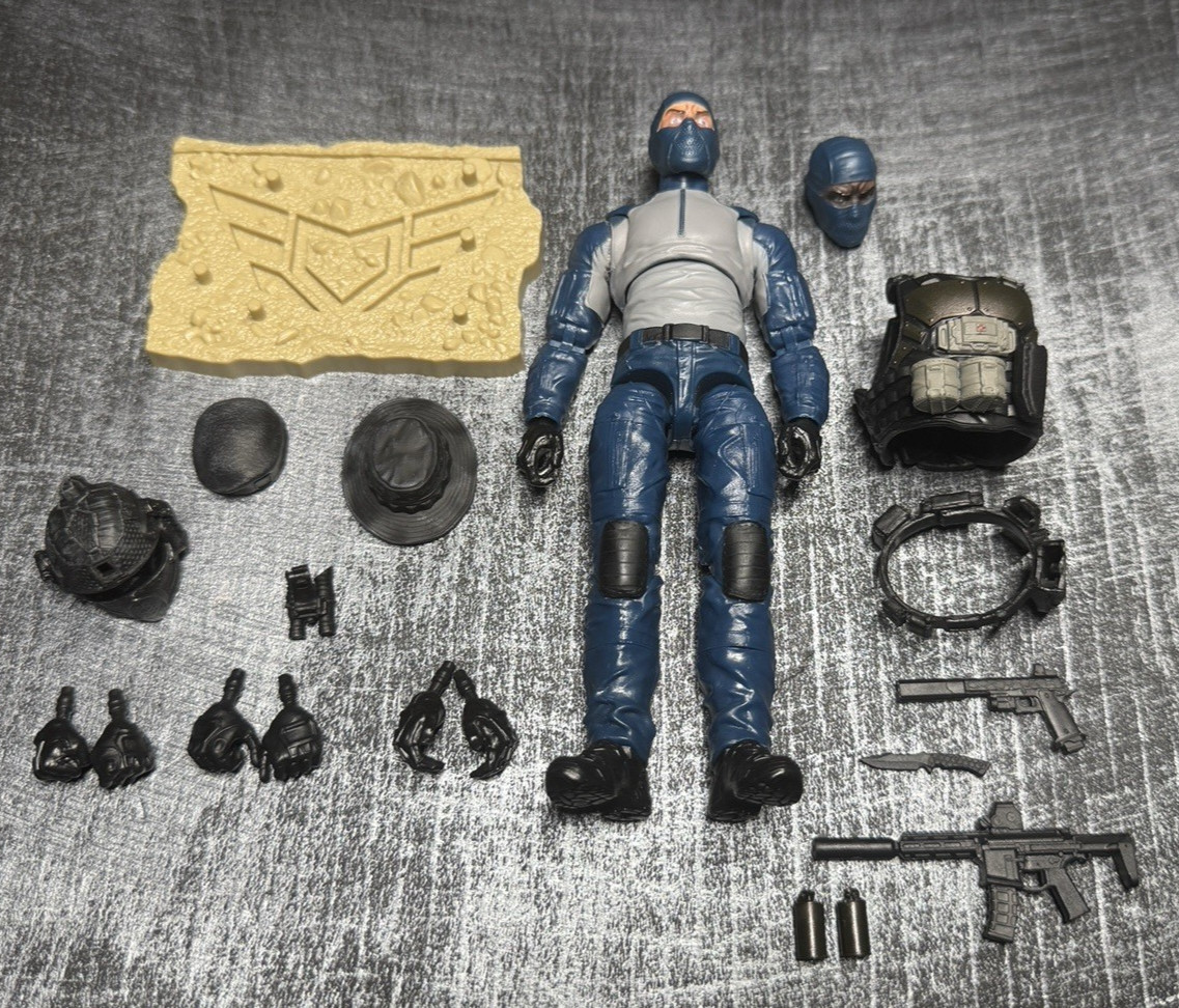 Action Force Valaverse Blue Maritime Trooper with loads of Gear