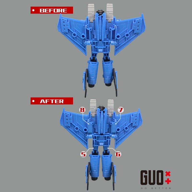 IN STOCK GO Better Filler Upgrade Kit For SS86 Thundercracker Filling Parts