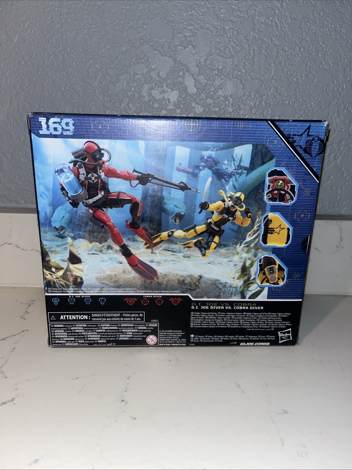 G.I. Joe Classified Series #169 G.I. Joe Diver Vs. Cobra Diver Action