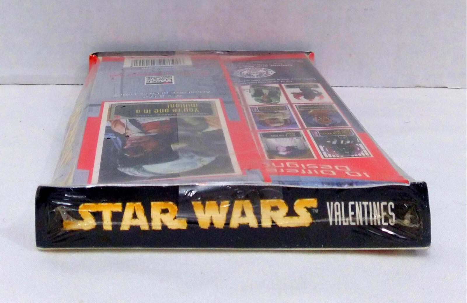 New Star Wars 30 Stand-up Valentines Day Cards Factory Sealed 1997