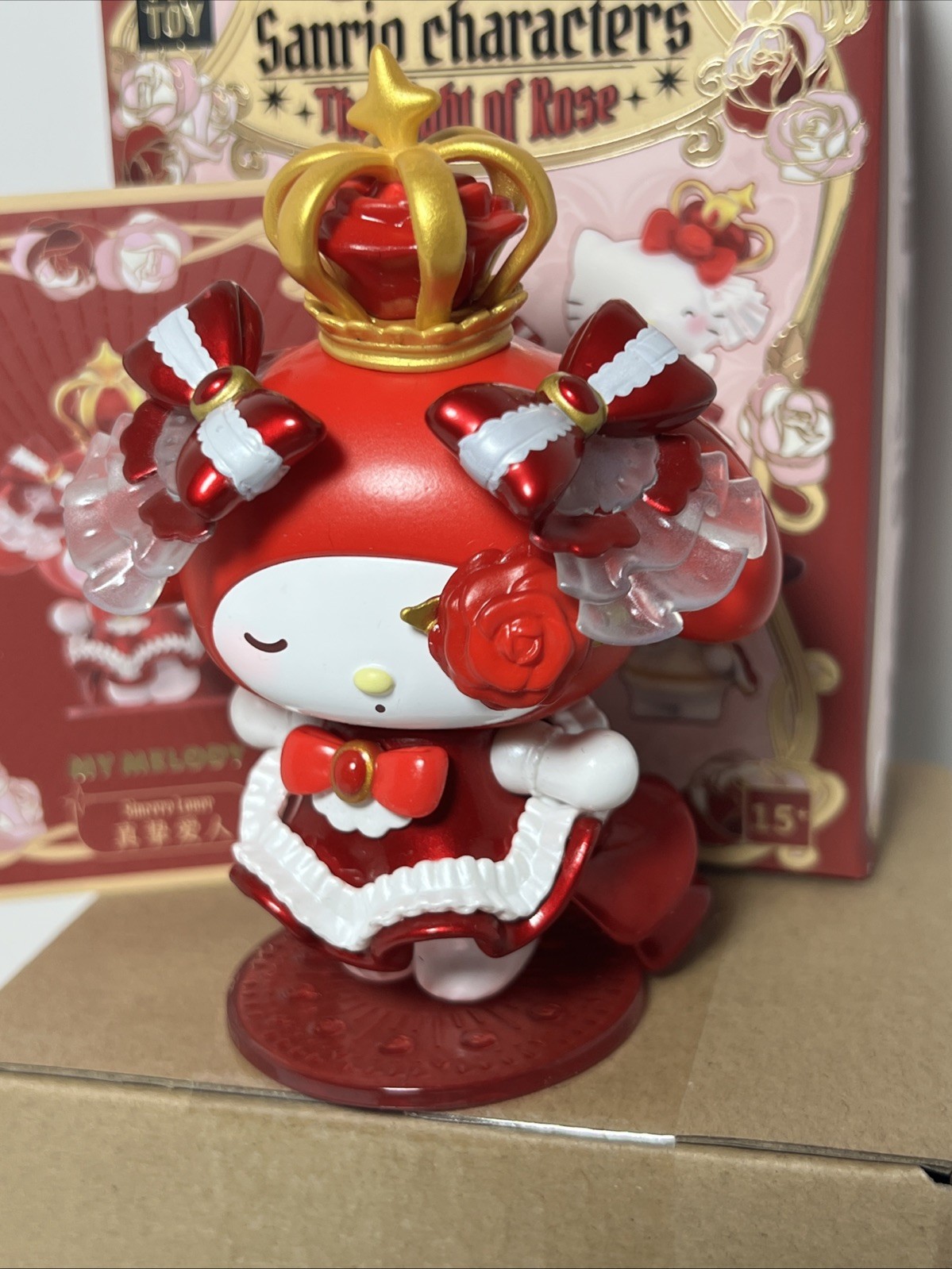 Top Toy Sanrio Might of the Rose My Melody 4” Vinyl Figure New