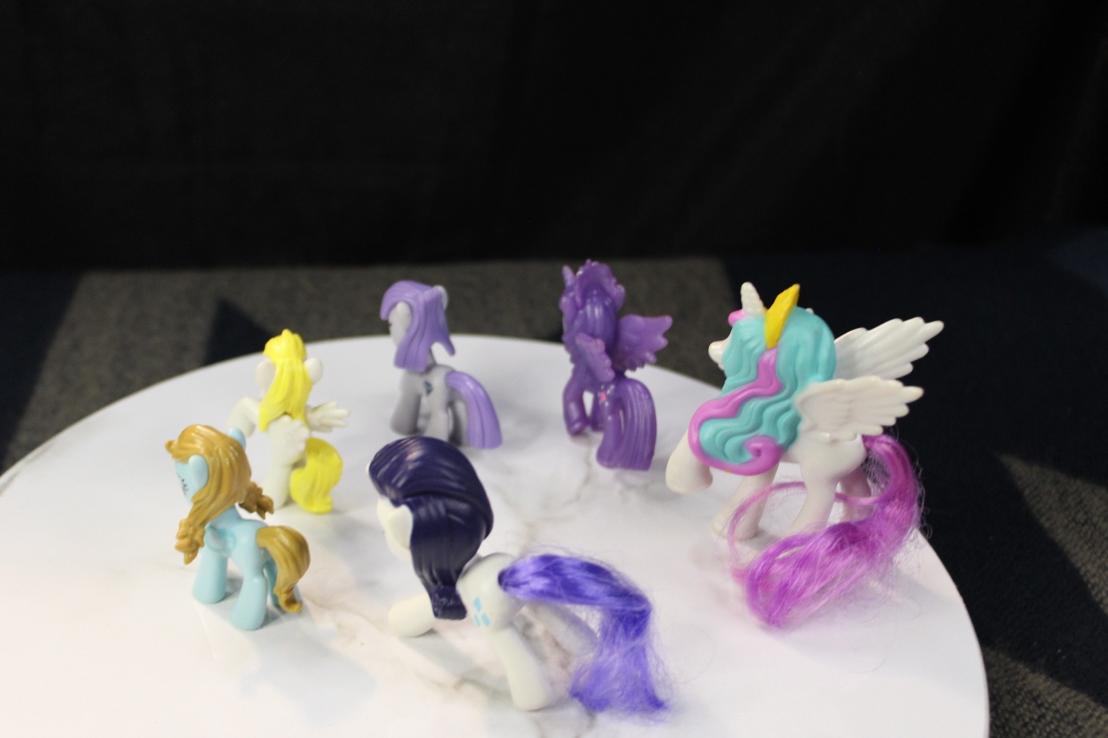 My Little Pony G4 Blind Bag Mini Figures Lot 6 Princess Celestia Luna Rarity