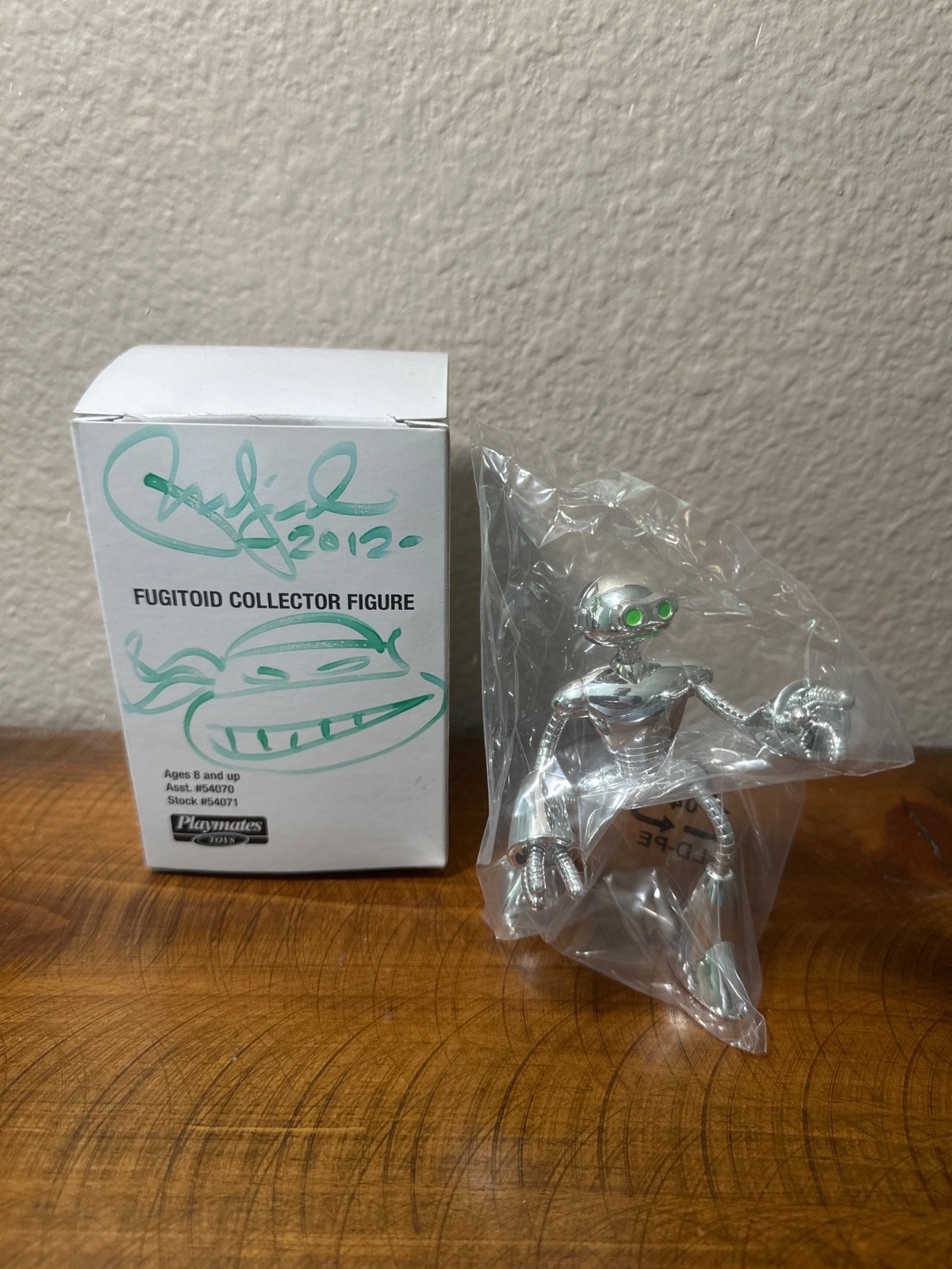TMNT Fugitoid Peter Laird Signed And Headsketch
