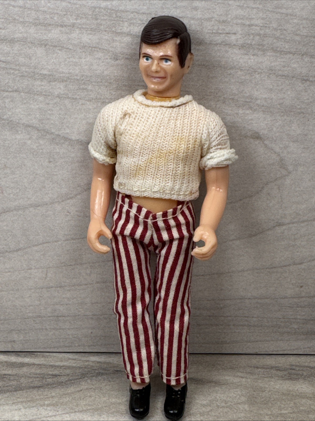 1975 TONKA Mighty School Bus Teen Boy Man & Girl Woman Figures 5″ Set Of 2