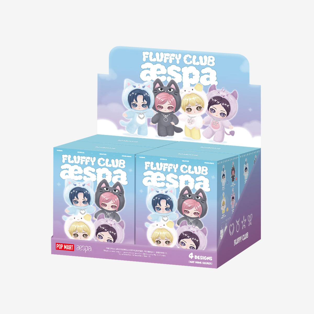 POP MART aespa Fluffy Club Series Vinyl Plush Doll Pendant – US FAST SHIPPING
