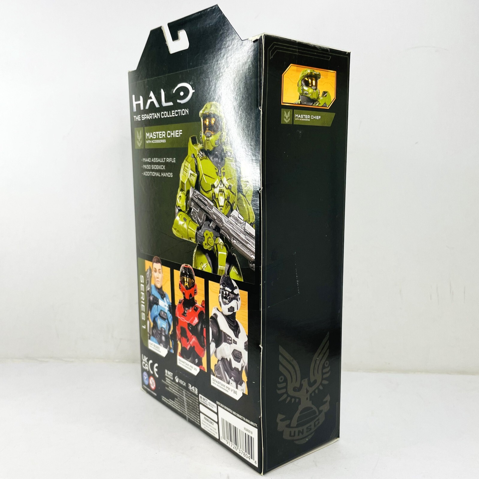HALO Spartan Collection Master Chief w/Weapon Highly Articulated 6.5″ Figure Toy