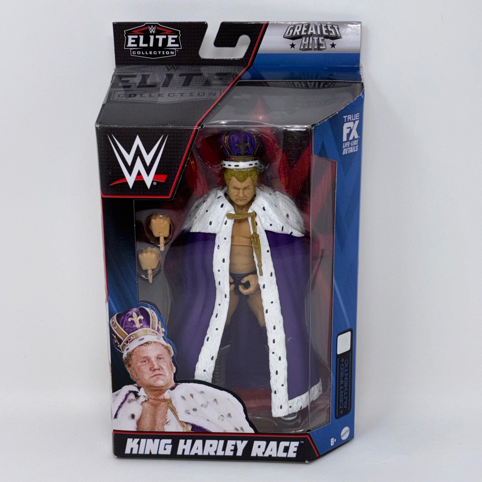 WWE Mattel Elite Greatest Hits Series 2 King Harley Race Action Figure NEW