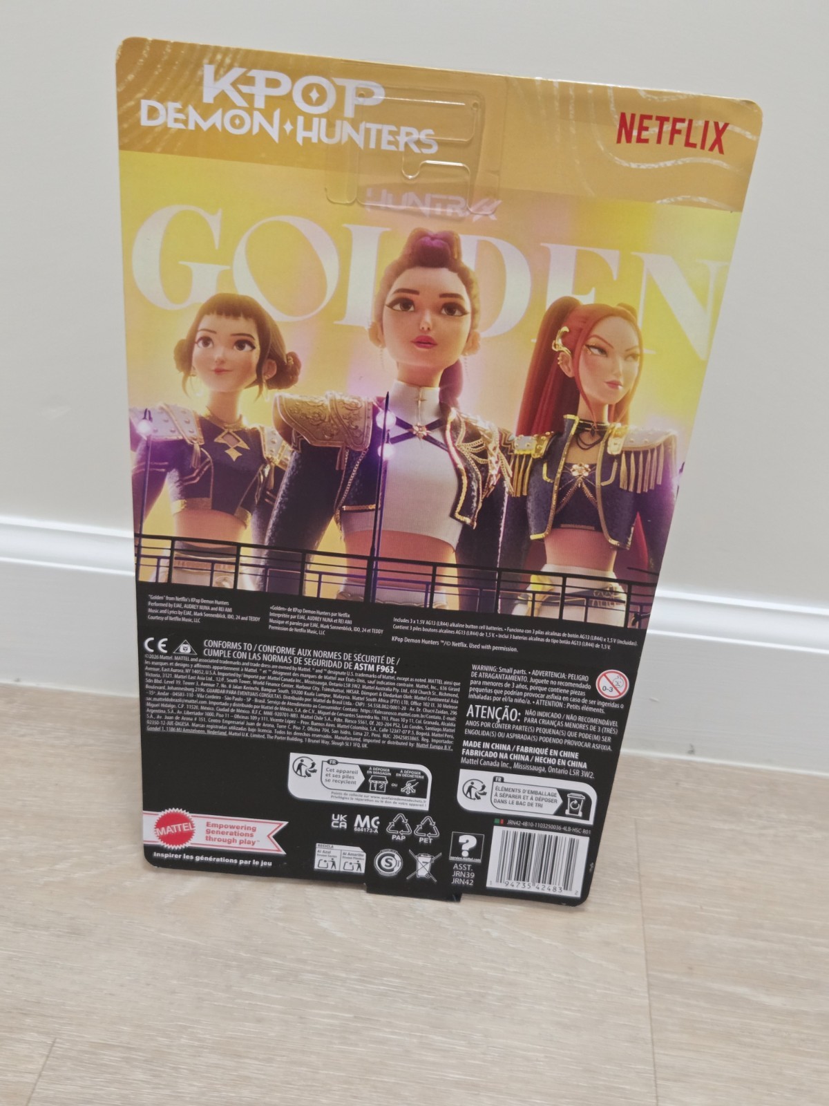 KPop Demon Hunters HUNTR/X Zoey Golden Singing Doll – IN HAND