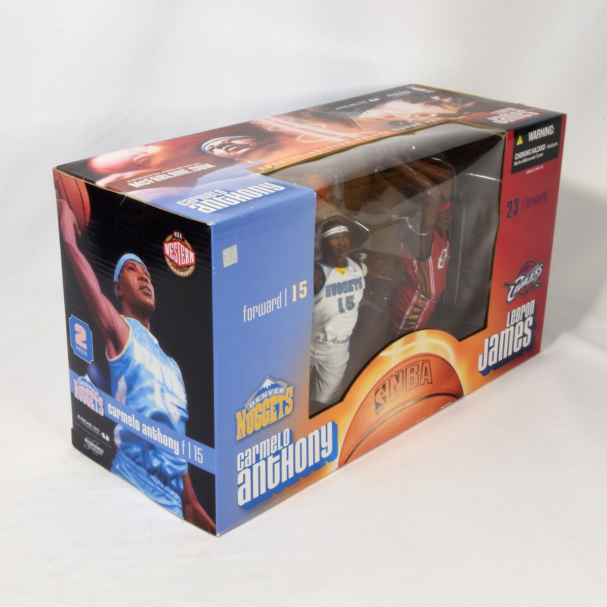 2004 Mcfarlane Sports Picks Lebron James Carmelo Anthony NBA Figures NEW