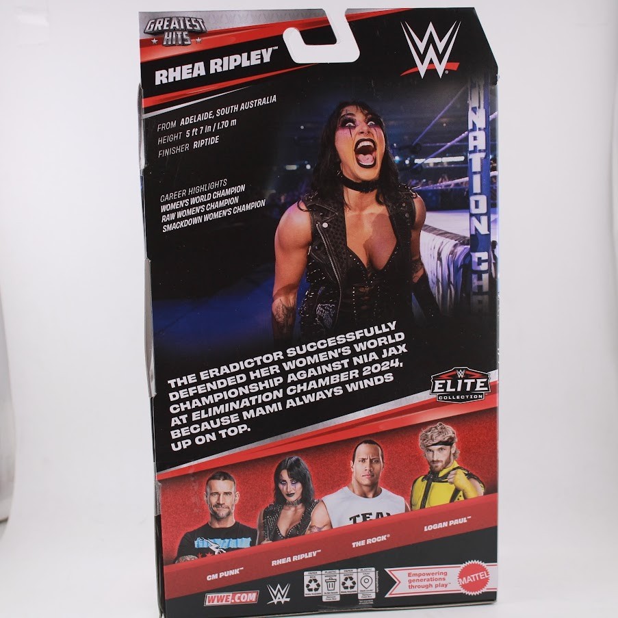 Mattel WWE Elite Collection Greatest Hits Rhea Ripley Action Figure