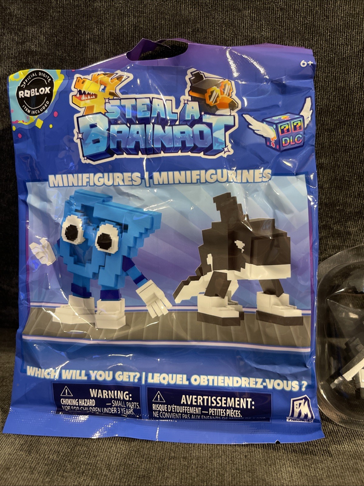 Roblox Steal A Brainrot Minifigure, Orcalero Orcala With DLC, Open