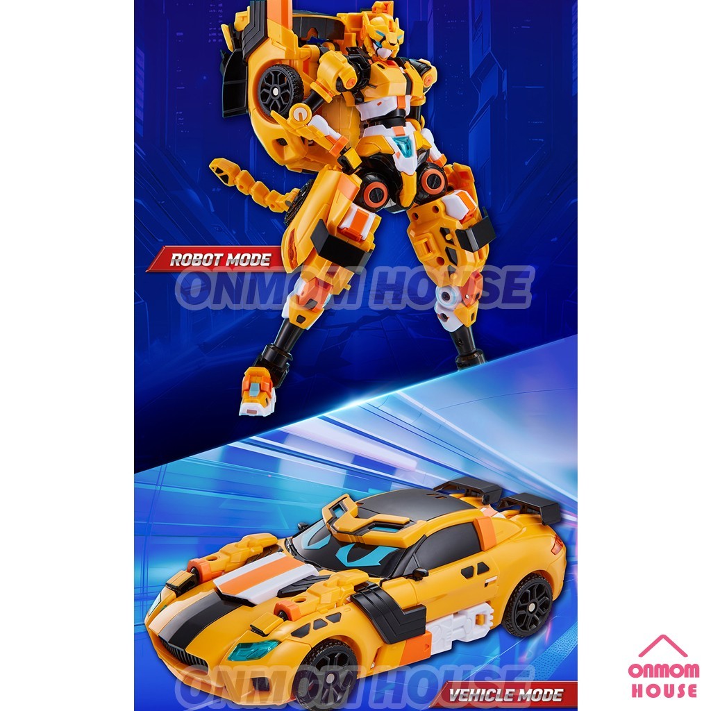 Metal Cardbot W Tachy Transformer Robot Cheetah Sports Car Korean Toy 2026