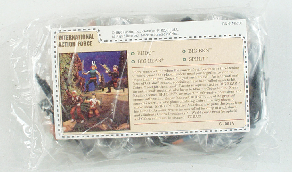 Hasbro G.I. Joe International Action Force 4-pack MISB mail away big Ben spirit