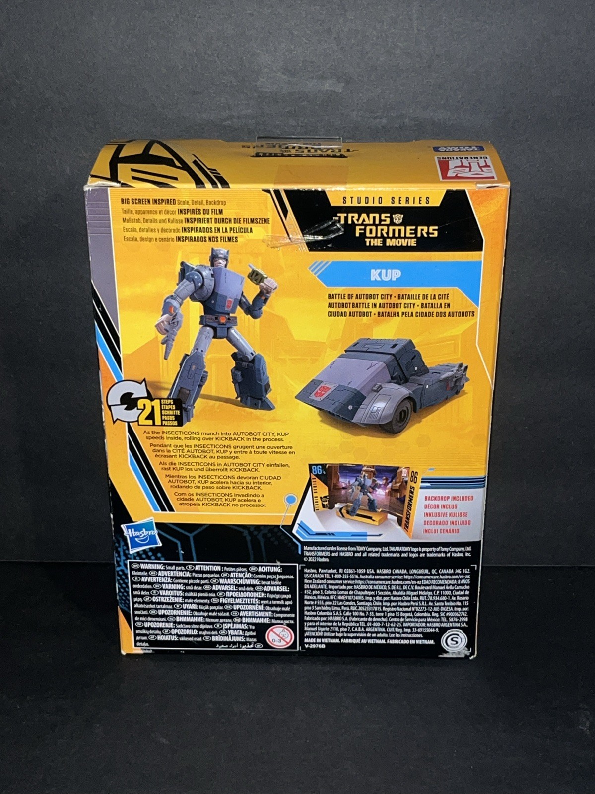 New Transformers The Movie Buzzworthy Bumblebee KUP Studio Series 86 02 Figure
