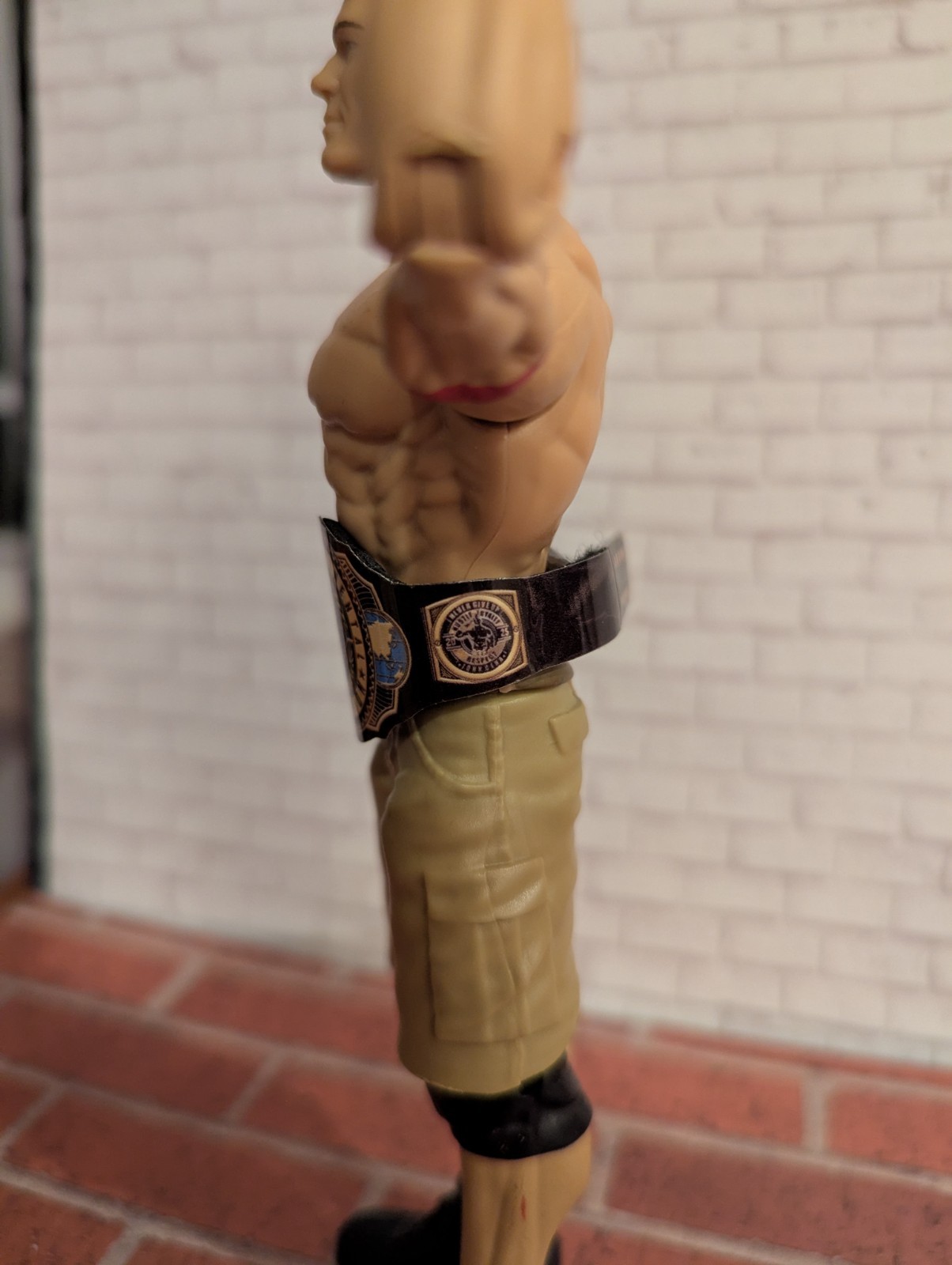 Custom WWE WWF John Cena Intercontinental Belt for 6″ (figures not included)