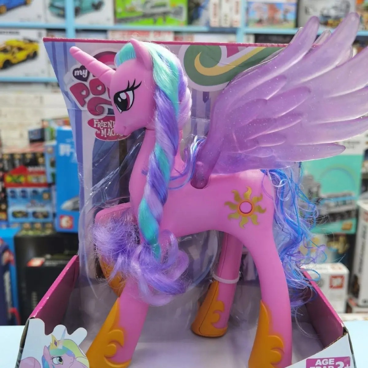 22cm My Little Pony Princess Celestia Nightmare Moon Figures Toys Kids Gift