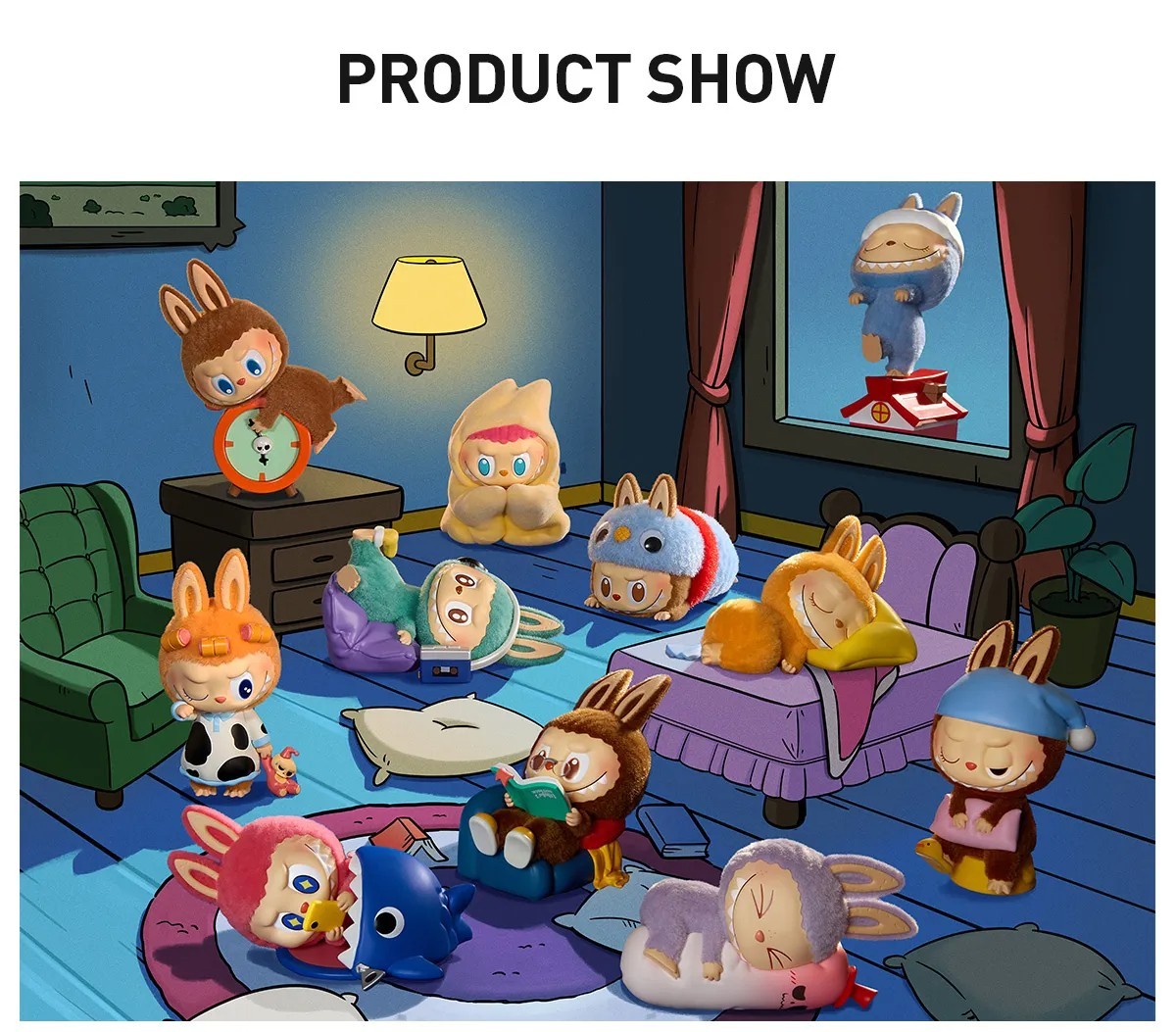 POP MART Labubu The Monsters 1:00 A.M. Series Confirmed Blind Box Figure Doll