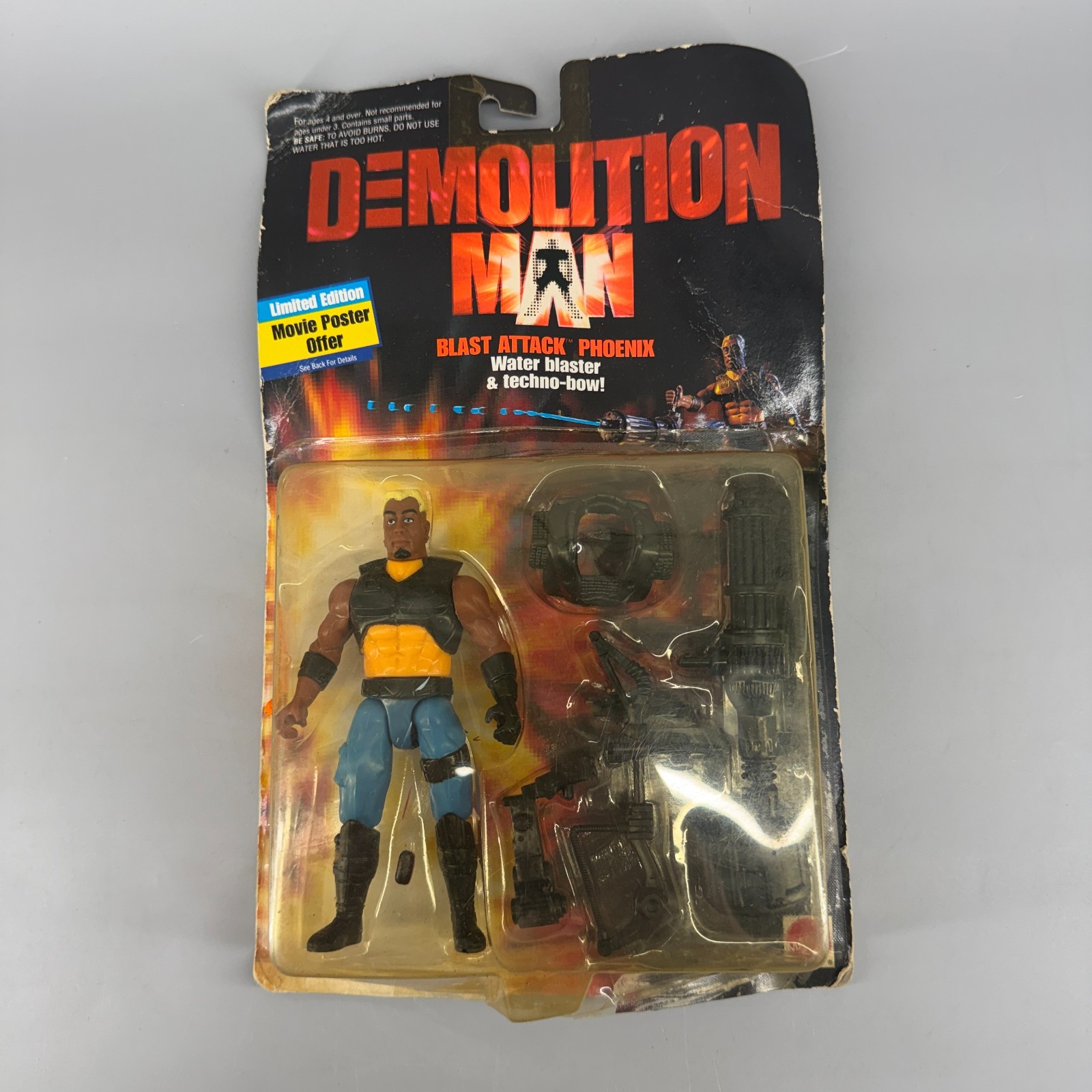 Demolition Man Blast Attack Phoenix Water Blaster 1993 Action Figure New