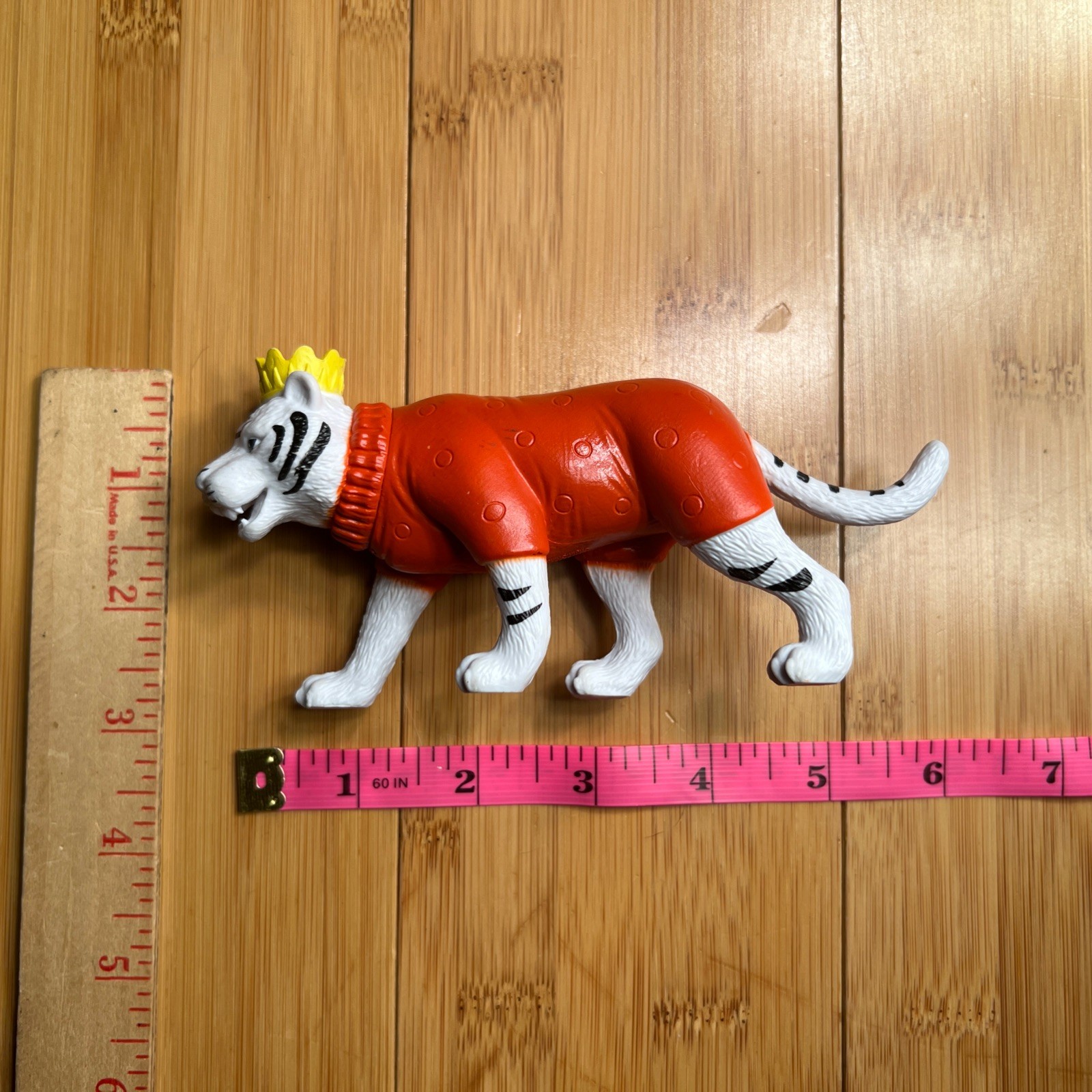 Ankyo Kidcore Whimsical Multicolor Circus Animal Tiger Figure Toy, Cake Topper