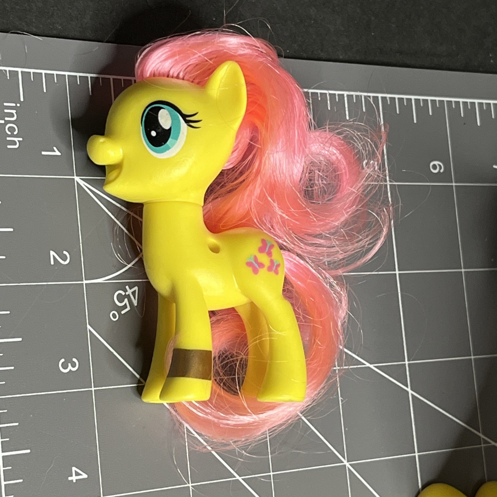 MLP Set Of 2 My Little Pony G4 Fluttershy 2016 Hasbro 6” And Baby 3” No Wings