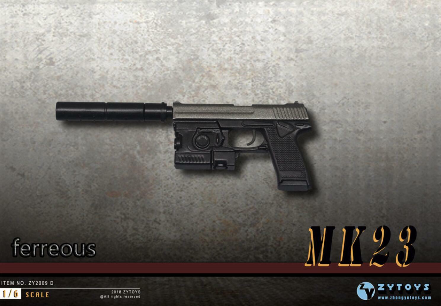 1/6 Agent Pistol MK23 SOCOM Weapon Gun Model For 12″ Figure Phicen hot toys❶USA❶