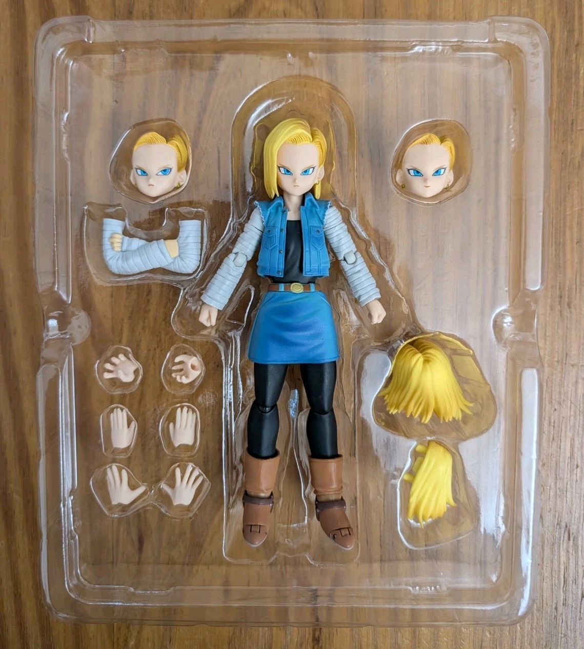 SH Figuarts Android 18 Event Exclusive Color Edition Open Box Complete Bandai