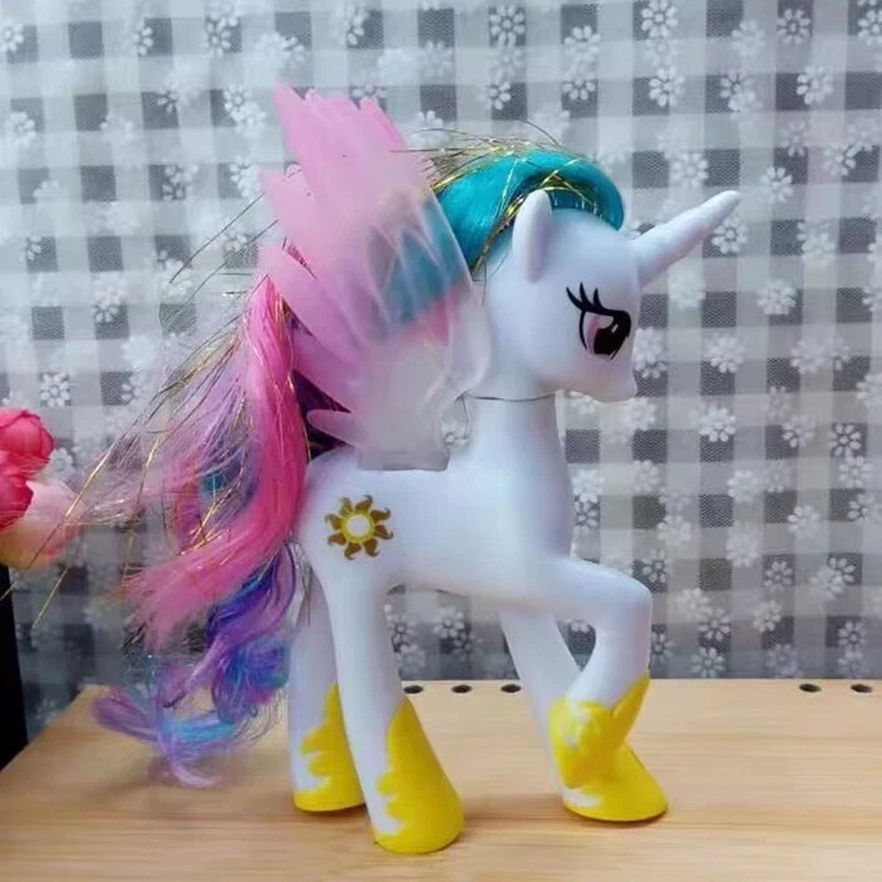 14cm My Little Pony Princess Celestia Nightmare Moon Figures Toys Kids Gift 2Pcs