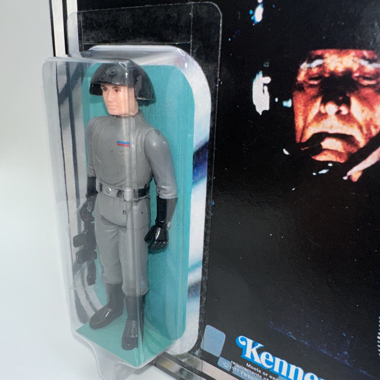 Vintage Star Wars Original Death Squad Commander on Custom 12 Back A NEW HOPE