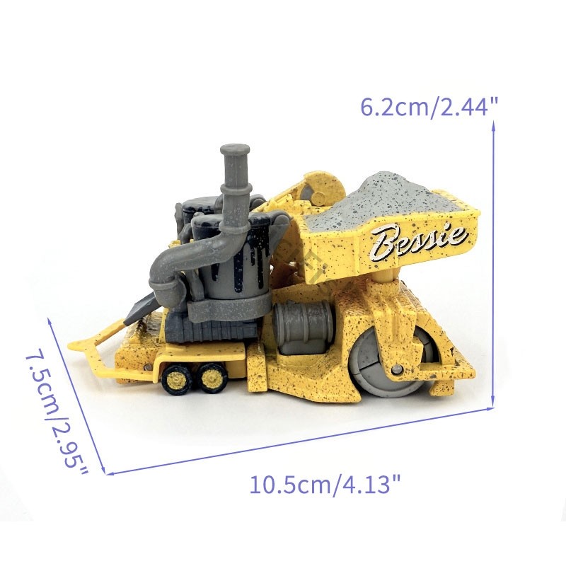 Disney Piaxr Cars Diecast Model – Bessie – Finest Road-Paving Machine Rare Gift