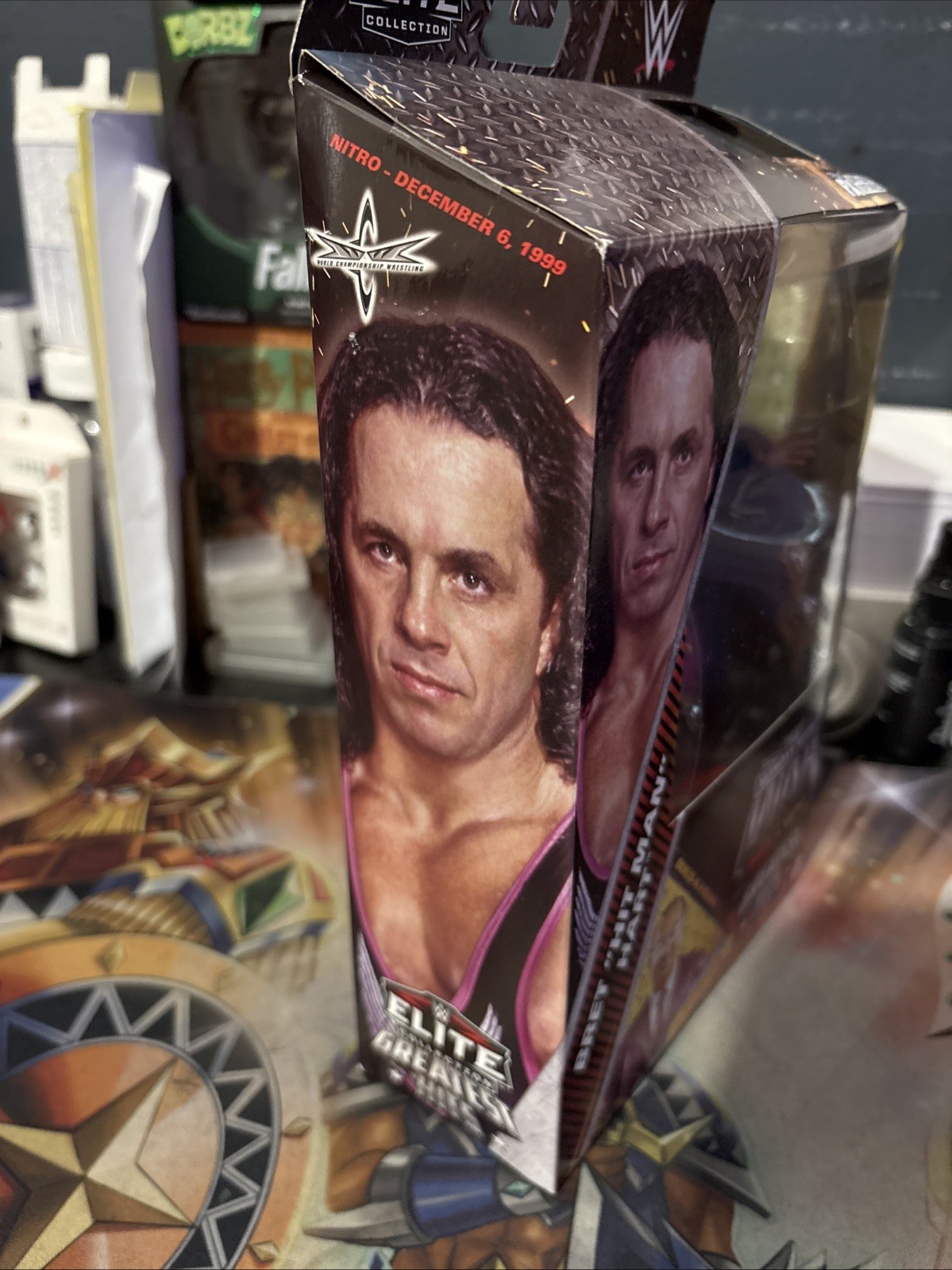 WWE Elite Monday Night Wars Greatest Hits Wave 2 BRET HITMAN HART Figure w/ BAF