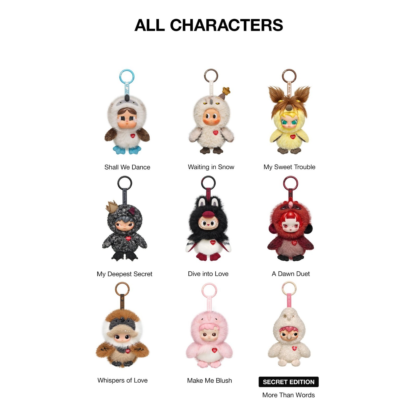 POP MART Dear Birds Series Plush Pendant Figure Doll NEW Sealed Bag in Open Box