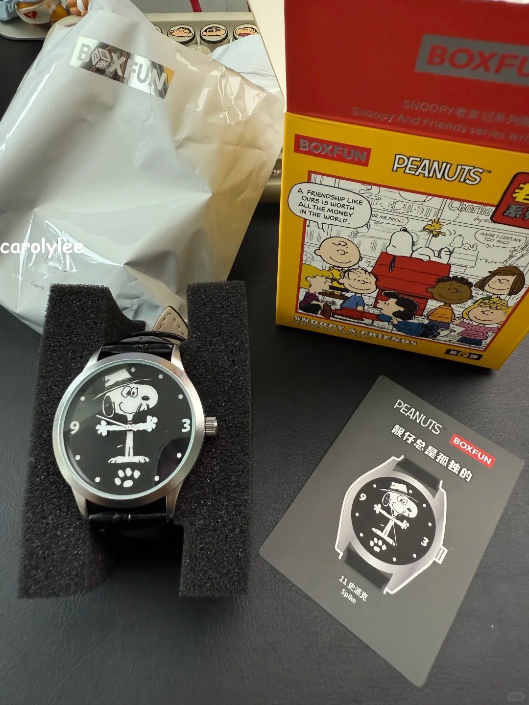 MINISO Snoopy & Friends Series Blind Box Wristwatch Authentic Toy New