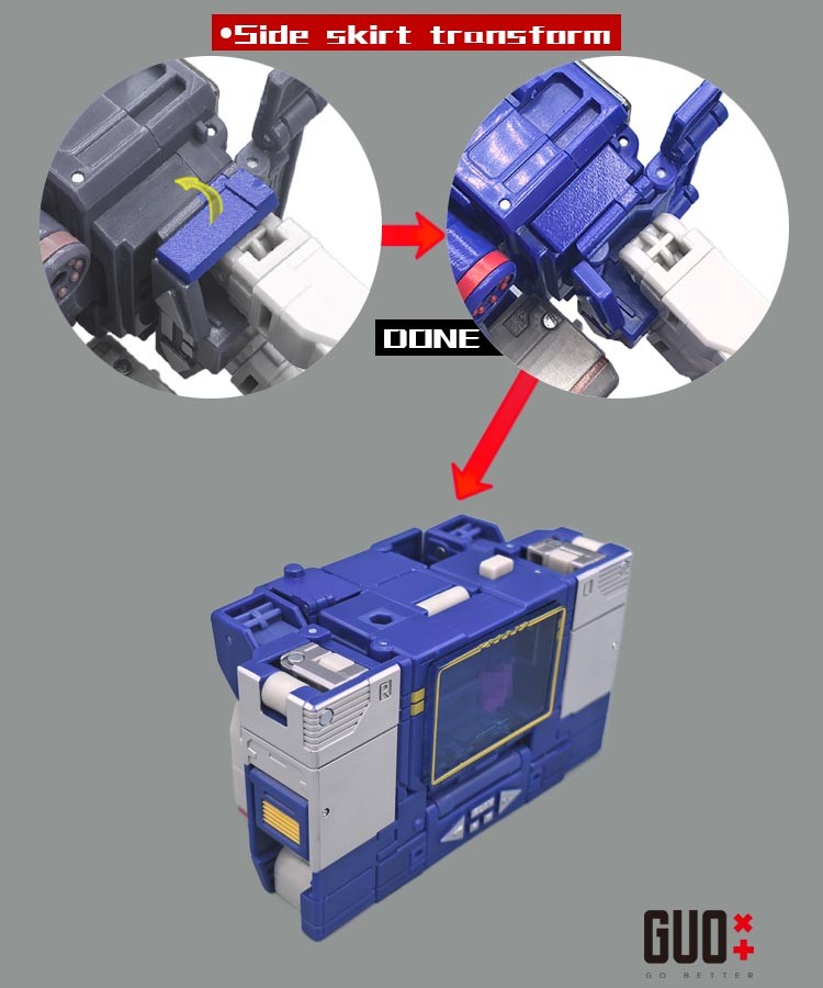 IN STOCK! GO Better 3D DIY Filler Shoulder Cannon Upgrade Kit For SS86 Soundwave