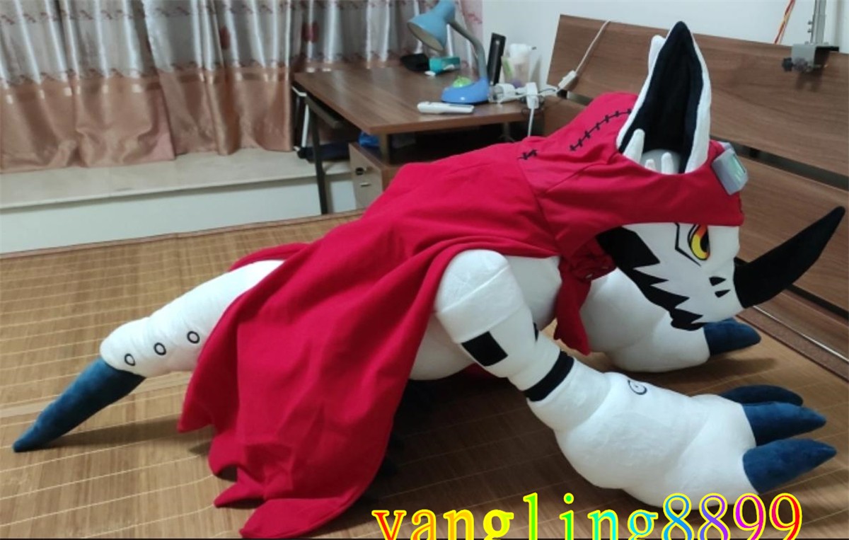 Refined 60cm Stuffed Toy Huckmon Plush Doll Anime Collect Pillow Fans Xmas Gift