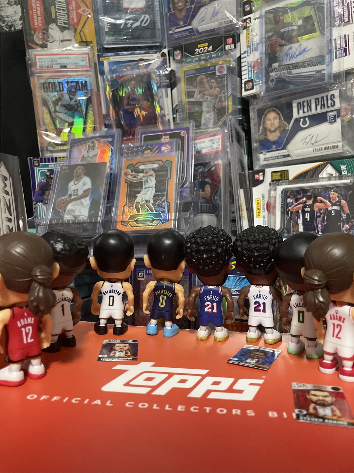 NBA Zuru Ballers Lot Of 8 Figures Embiid, Halliburton, Lillard, Etc. (READ)