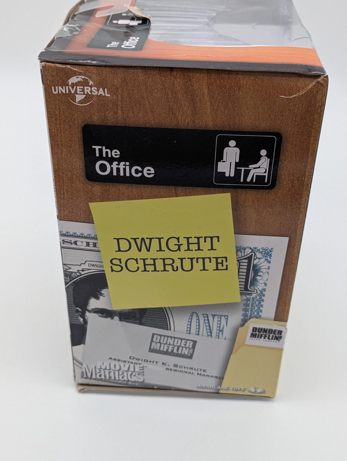 Movie Maniacs NBC Universal Wave 4 The Office Dwight Statue – Damaged Box