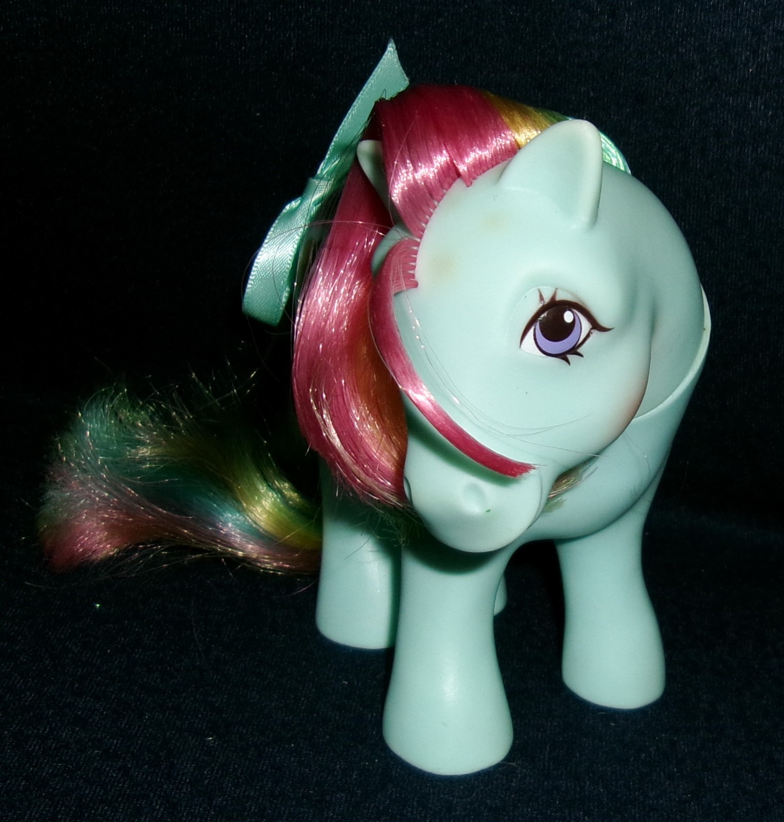 Rose: My Little Pony MLP Vintage Rainbow Pony Sunlight #12 EXCELLENT glittery G1