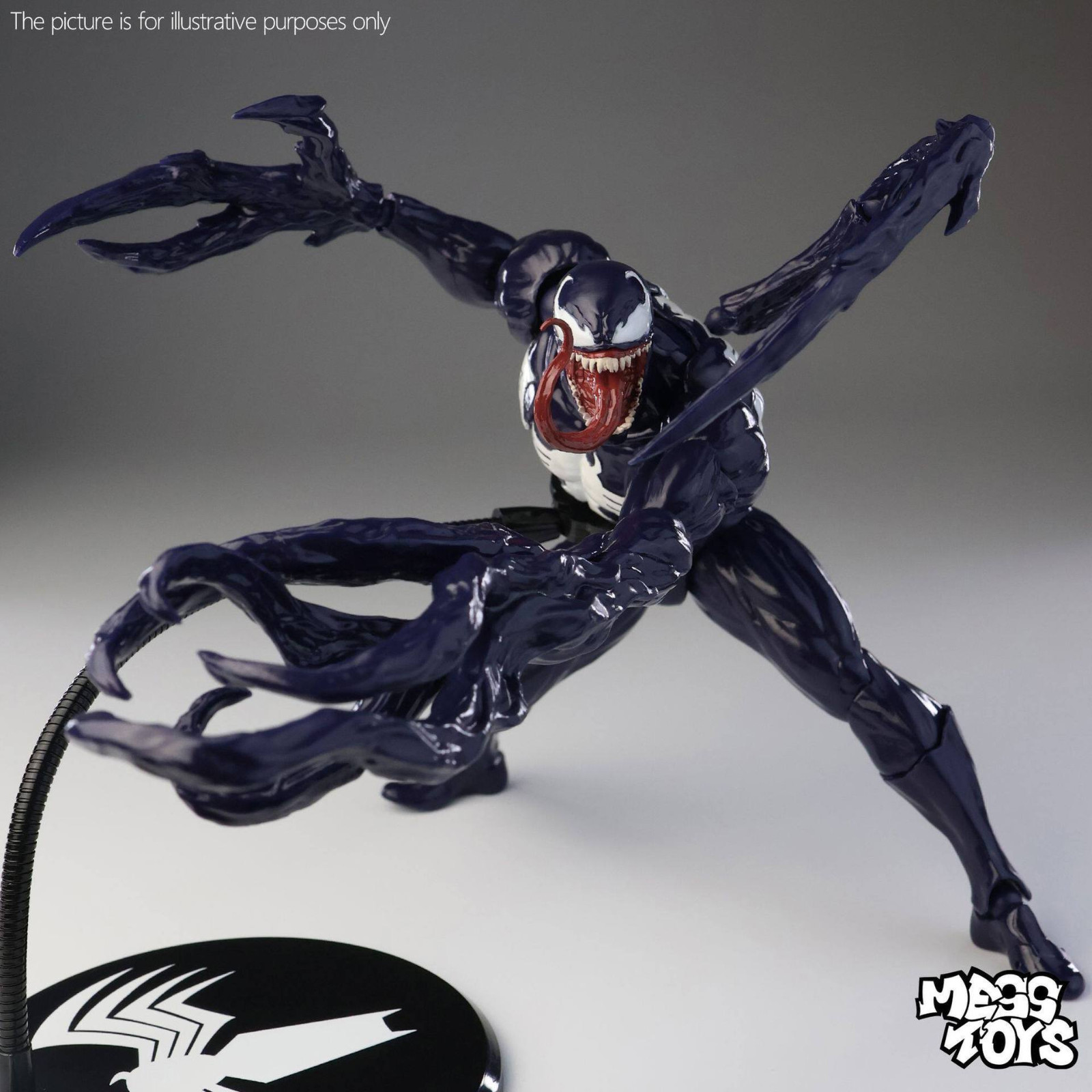 In Stock Mess Toys Venom Lethal Neighbor Spider-Man Symbiote 1/12 Action Figure