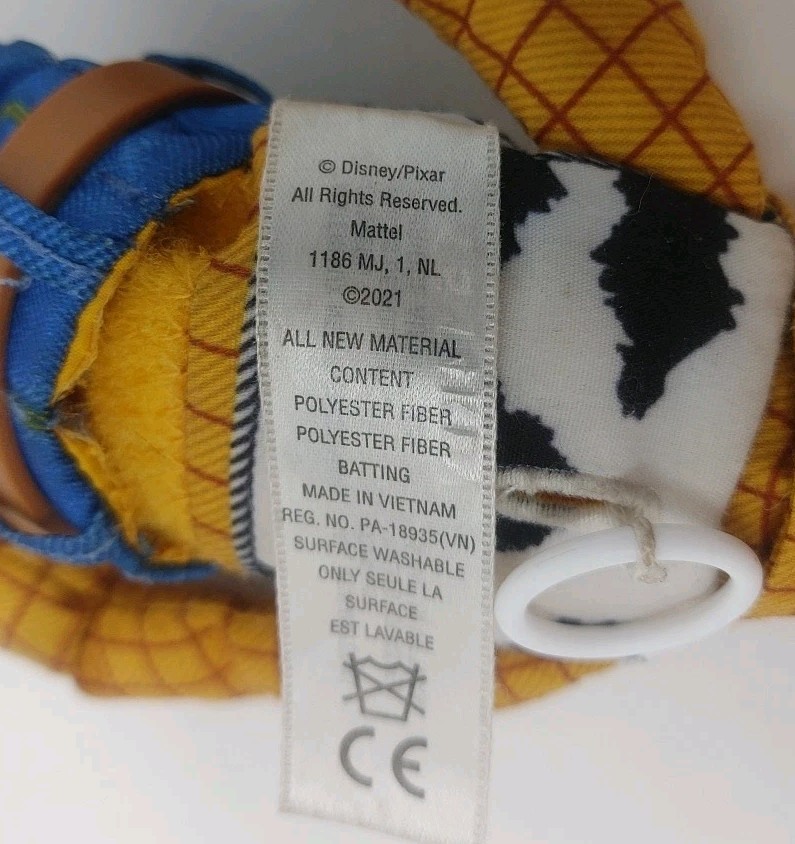 Disney Pixar 2021 Mattel Toy Story Woody Pull String Doll 12″ Tested