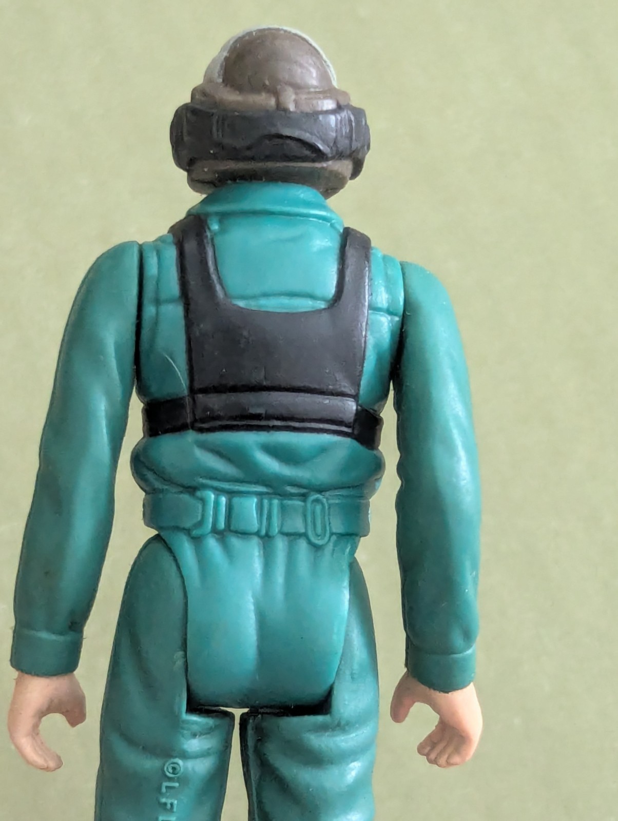 Vintage Star Wars PotF A-wing Pilot Last-17 Kenner Figure w/Blaster