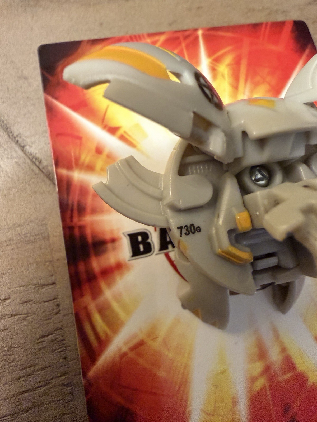 RARE Bakugan Gray Haos Neo Dragonoid BakuLegacy Series 730G (card not included)