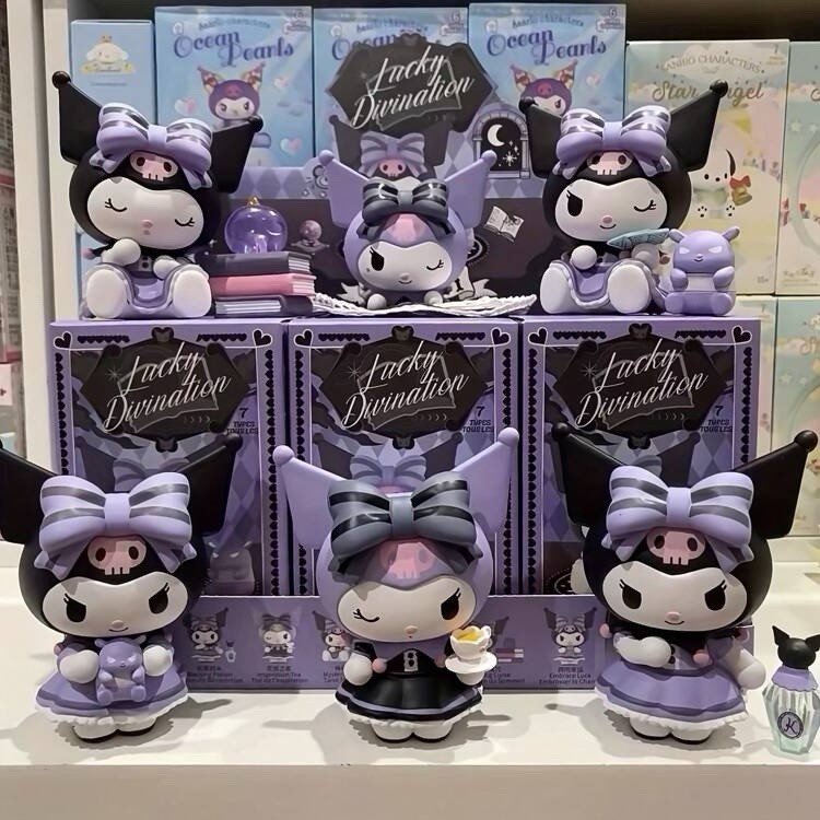 Kuromi Lucky Divination Blind Box Complte Set Box ( 6 Pieces )