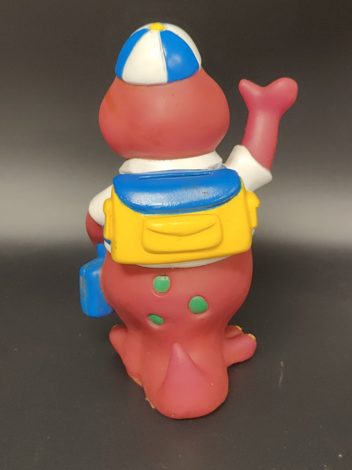 Vintage 1992 Lyons Group Barney Purple Dinosaur Coin Piggy Bank Back to School