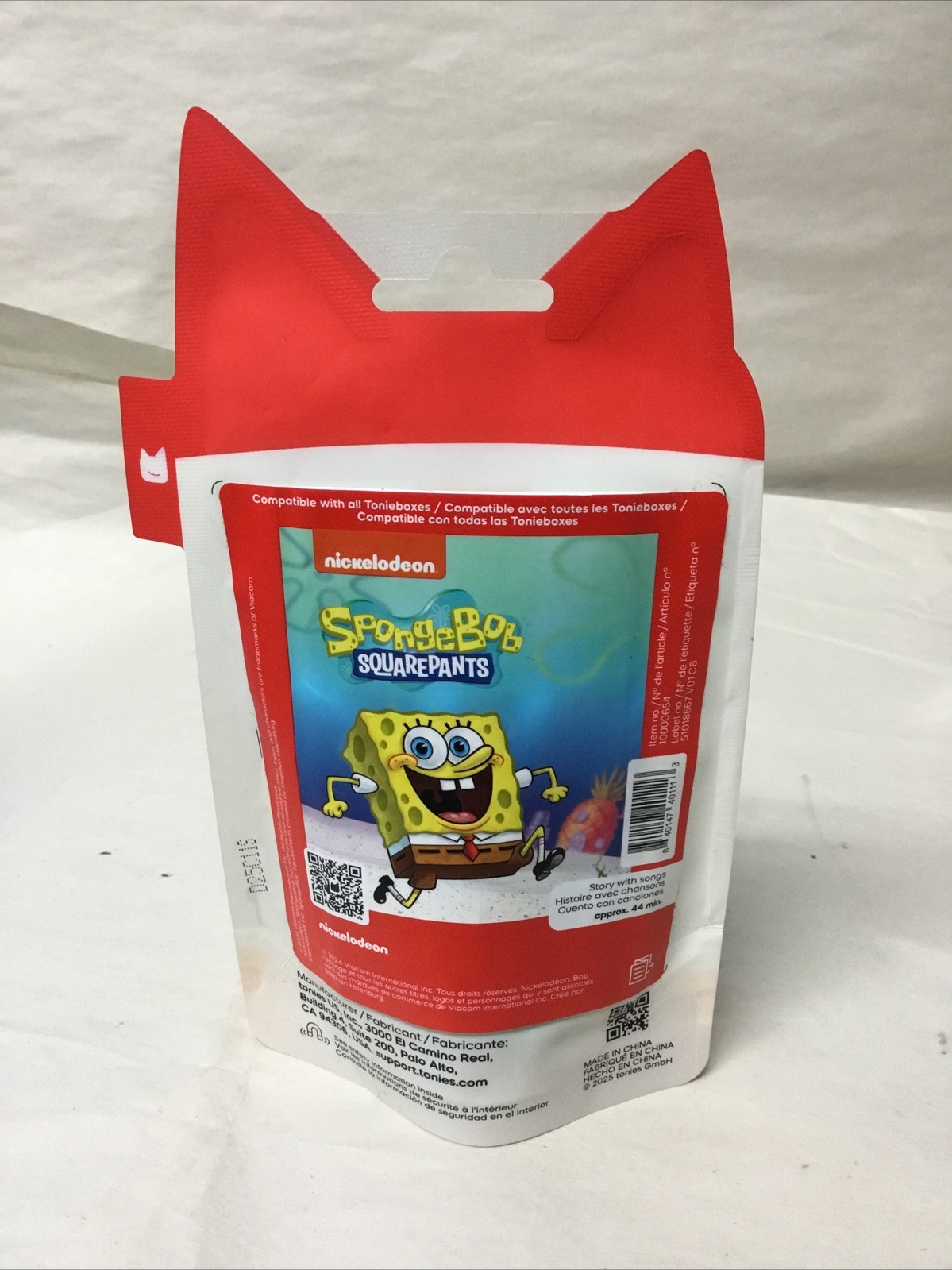 SpongeBob SquarePants Multicolor Toniesbox-Free S&H