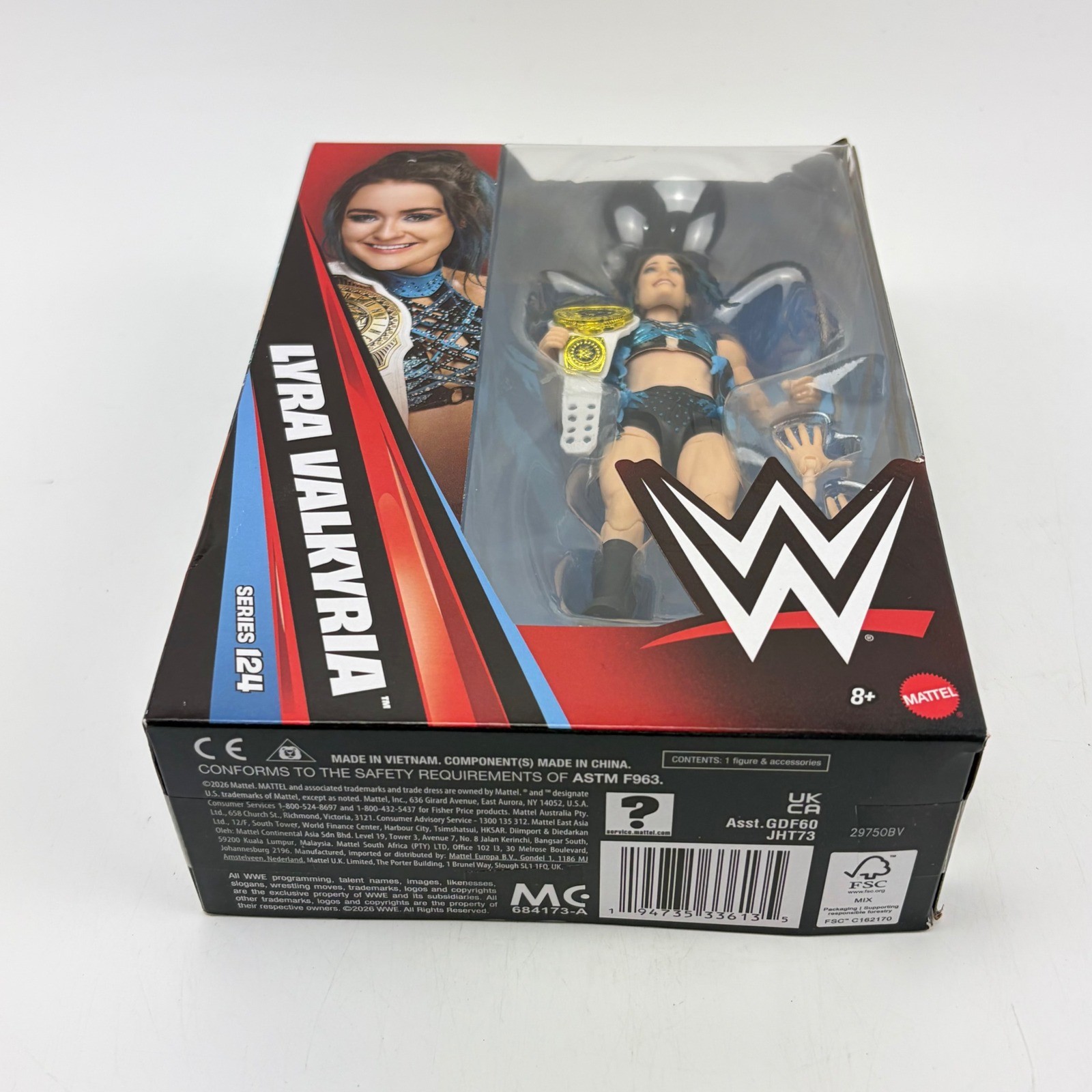 Mattel WWE Elite Collection Series 124 Lyra Valkyria Action Figure with Belt