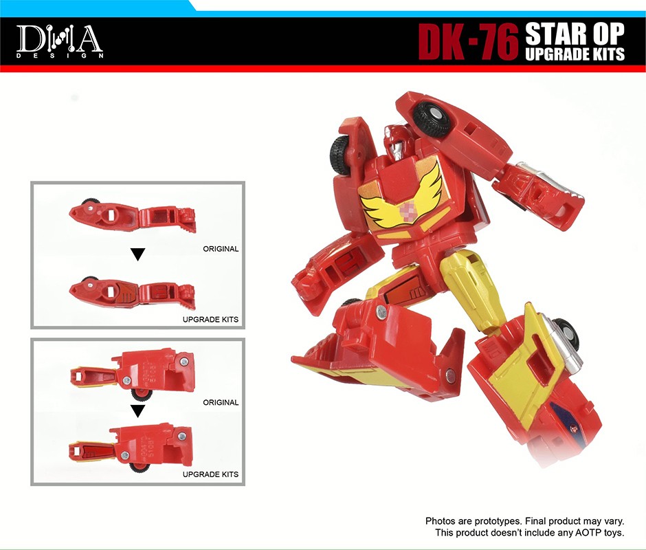 DNA DK-76 Weapon Sword Hands Upgrade Kit For Thirteen Star OP HOT ROD WIRH BONUS