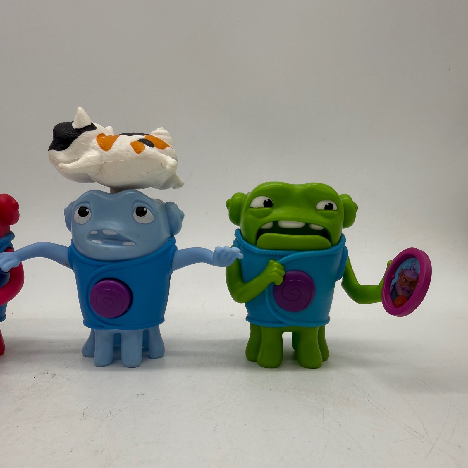 DreamWorks Home Movie Oh Boov Action Figure Lot of 4 Pig the Cat Fast Food Toys