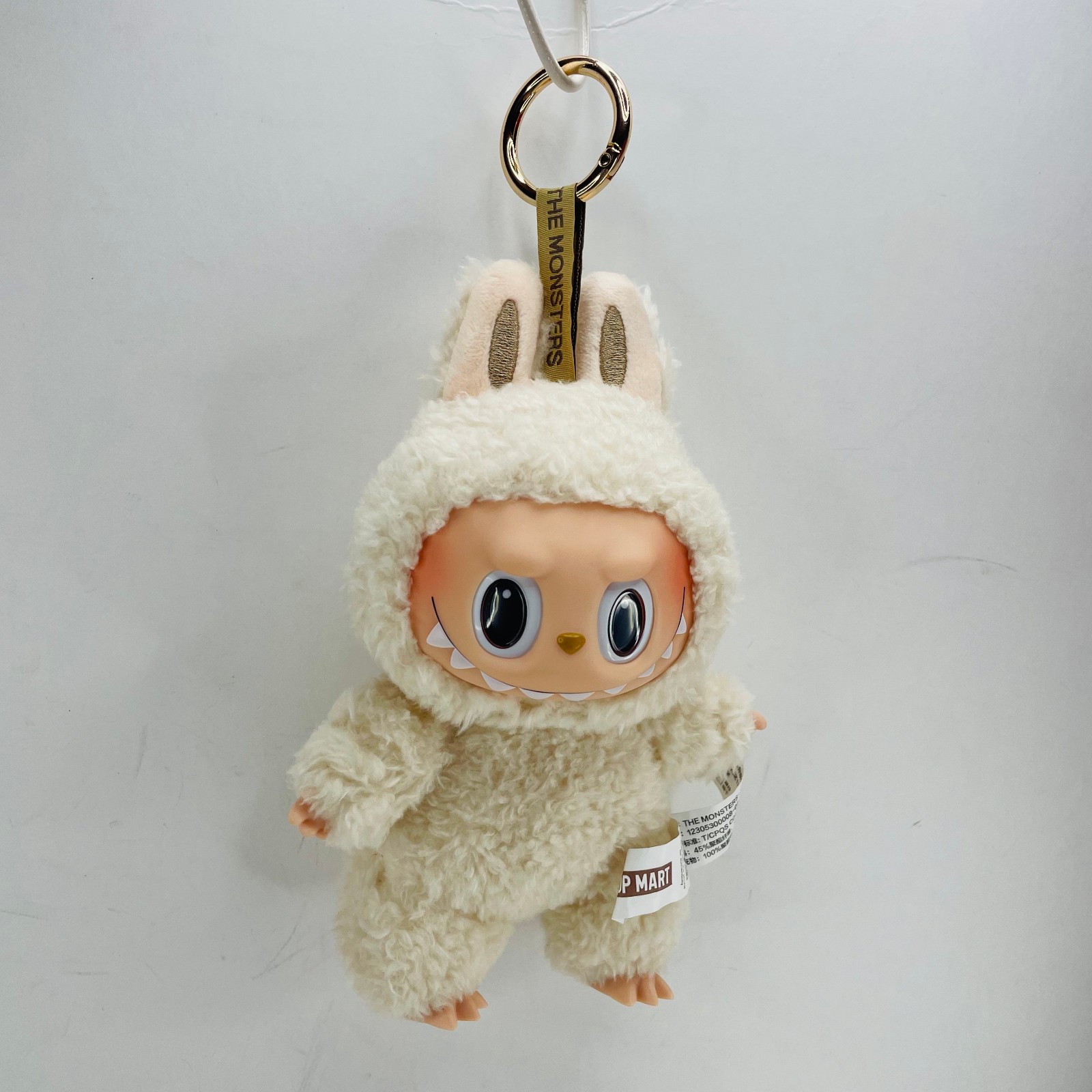 POP MART Labubu The Monsters Exciting Macaron Series Plush Dolls – Soymilk