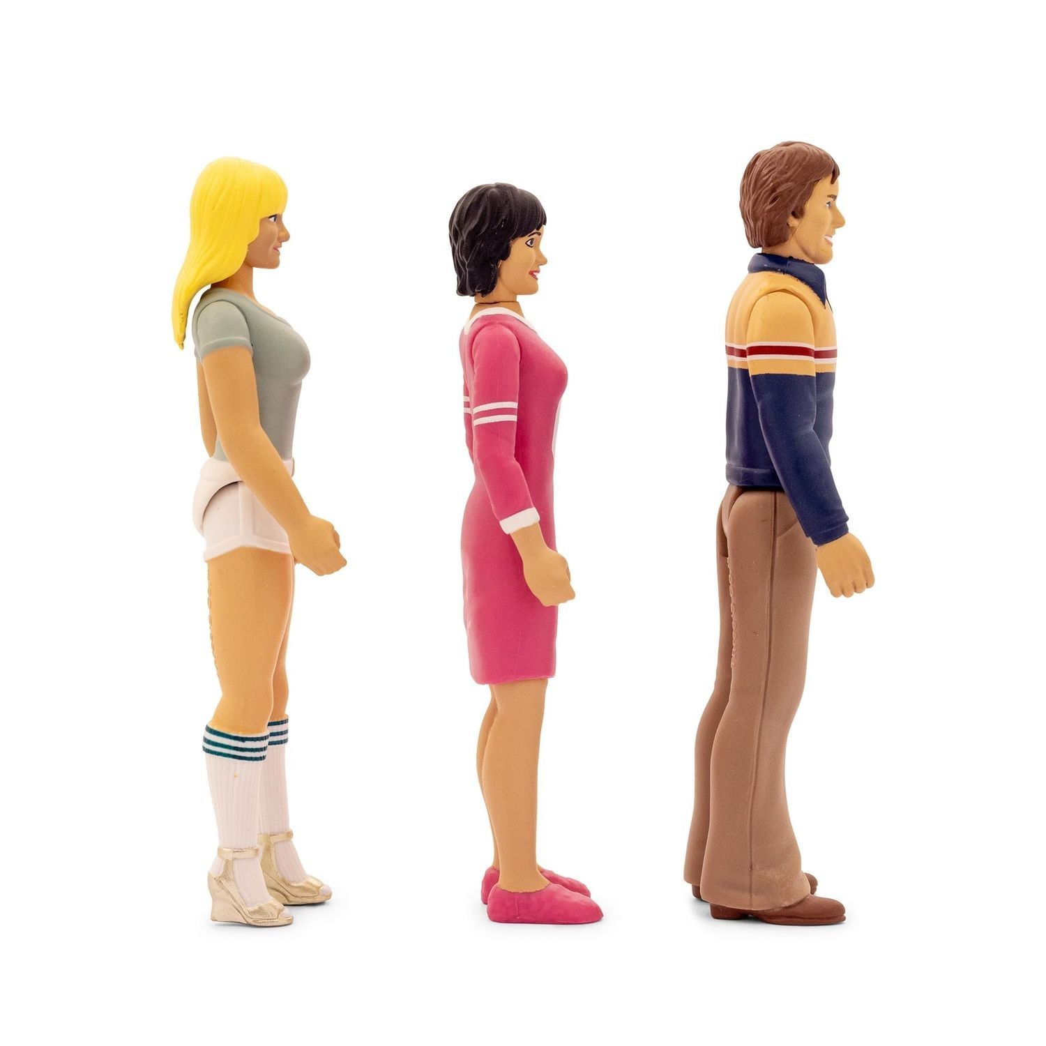 Three’s Company 3.75″H Action Figures 2025 SDCC Exclusive Set of 3 MINT IN BOX