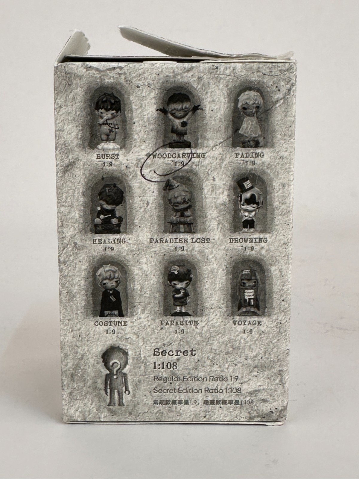 POP MART x Hirono Reshape Series Figures Confirmed Figure Sealed Bag in Open Box